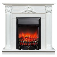 Электрокамин RealFlame Stefania WT-F614 с очагом Fobos Lux Black